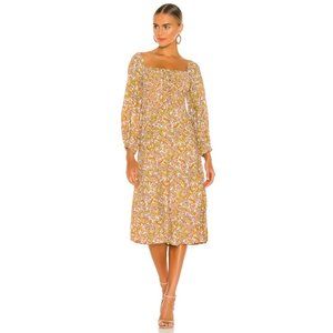 Faithfull the Brand La Romarine Midi Dress Small